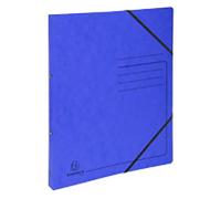 Exacompta Genuine Premium Pressboard 15 mm Ring Binder Mottled pressboard A4 2 Rings Blue 542552E Pack of 10