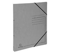 Exacompta Genuine Premium Pressboard 15 mm Ring Binder Mottled pressboard A4 2 Rings Grey 542561E Pack of 10