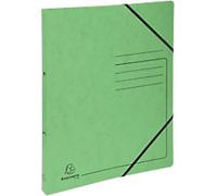 Exacompta Genuine Premium Pressboard 15 mm Ring Binder Mottled pressboard A4 2 Rings Soft Green 542563E Pack of 10