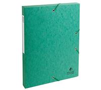 Exacompta Green Filing Box ExaBox A4 Spine 2.5cm Organise Archive Storage