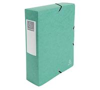 Exacompta Green Filing Box ExaBox A4 Spine 8cm Organise Archive