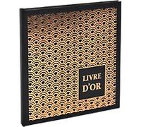 Exacompta Guest Book Cardboard, Paper Multicolour 951E 22 (W) x 20 (D) x 1.5 (H) cm Pack of 2