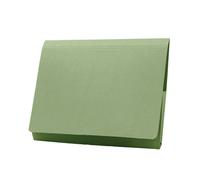 Exacompta Pocket Wallet Guildhall PW3-GRNZ, A4/Foolscap Manilla 315gsm, Landscape, Green, Pack of 50