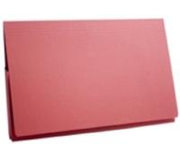 Exacompta Guildhall Brief Size Pocket Wallet 14x10in Red (Pack of 50) PW3-RED