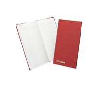 Exacompta Petty Cash Book Guildhall T272Z – 298x152mm, 1 Debit & 7 Credit Cols, Maroon Vinyl, 80pp