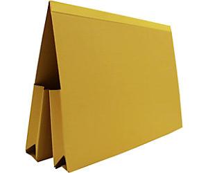 Exacompta Guildhall Document Wallet A4, Foolscap Manila 315 gsm 35.5 (W) x 0.6 (D) x 24.9 (H) cm Yellow Pack of 25