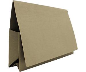 Exacompta Guildhall Document Wallet A4, Foolscap Manila 315 gsm 35.7 (W) x 0.3 (D) x 23 (H) cm Grey Pack of 25