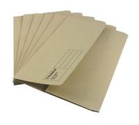Exacompta Document Wallet Guildhall Blue Angel Manilla 285gsm Foolscap Half Flap Buff Pack of 50
