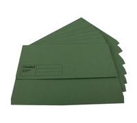 Exacompta Document Wallets Guildhall - 285gsm Foolscap - Green, Pack of 50