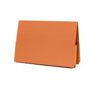 Exacompta Document Wallet Guildhall 214-ORG Double-Pocket Foolscap 315gsm Orange Pack of 25