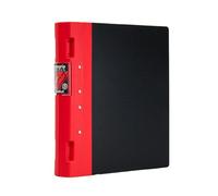 Exacompta Guildhall Ergogrip Binder, 4 Rings, A4 Extra Wide - Red