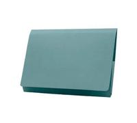 Exacompta Guildhall Full Flap Pocket Wallet, 315Gsm, Foolscap - Blue, Pack Of 50