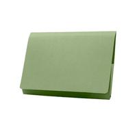Exacompta Guildhall Full Flap Pocket Wallet, 315Gsm, Foolscap - Green, Pack Of 50