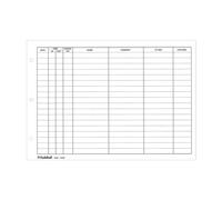 Exacompta Guildhall Loose-Leaf Visitors Book Refill (50 Pack) T40/R
