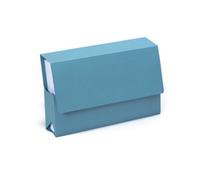 Exacompta Guildhall Probate Wallets, 315 gsm, Foolscap - Blue, Pack of 25