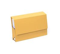 Exacompta Guildhall Probate Wallets, 315 gsm, Foolscap - Yellow, Pack of 25