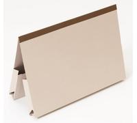 Exacompta - Ref 218-BUFZ - Guildhall - Reinforced Double Pocket Legal Wallets, 25 x 35.5cm, 315gsm Heavyweight Manilla, A4 & Foolscap, Blue Angel Certified - Buff, Pack of 25