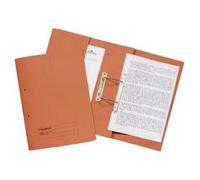 Exacompta - Ref 349-ORGZ - Guildhall - Pocket Spiral File, 315gsm Heavyweight Manilla, Holds A4 & Foolscap Documents, Left Hand Pocket, Blue Angel Certified - Orange, Pack of 25