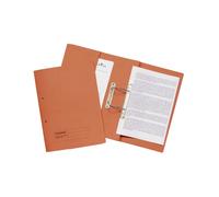 Exacompta Guildhall Transfer Spiral Pocket File 315gsm Foolscap OrangePack of 25