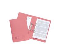 Exacompta Guildhall Transfer Spiral Pocket File 315gsm Foolscap Pink (Pack of 25) 349-PNK