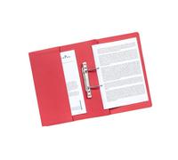 Exacompta Guildhall Transfer Spiral Pocket File 315gsm Foolscap Red (Pack of 25) 349-RED