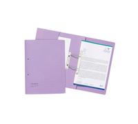 Guildhall Spring Pocket Transfer File Manilla Foolscap 315gsm Mauve (Pack 25) - 349-MVEZ