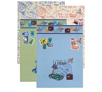 Exacompta "Hard Bound Kit Philatelie" Air Mail Stamp Album, Multi-Colour, 22.5 x 30.5 x 2.0 cm, 4 Random Designs