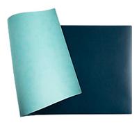 Exacompta Home Office Desk Mat PU (Polyurethane) Light Blue, Dark Blue 40 x 80 cm