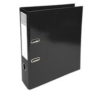 Exacompta "Iderama" 32 x 30 cm 70 mm Spine Lever Arch File - Black (Pack of 10)