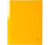 Exacompta Iderama Flat Bar Folder 380804B Glossy coated card 24 (W) x 32 (H) cm Yellow 2 Packs of 5
