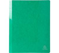Exacompta Iderama Flat Bar Folder 380815B Glossy coated card 24 (W) x 32 (H) cm Green 2 Packs of 5
