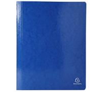 Exacompta Iderama Flat Bar Folder A4 Blue Glossy coated card 355 gsm 200 Sheets Pack of 25