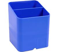 Exacompta Iderama Pen Box Plastic Ice Blue 7.4 x 7.4 x 9.3 cm