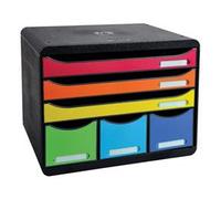 Exacompta Iderama Store Box Maxi 6 Drawer Set Harlequin 306798D
