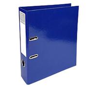 Exacompta Iderama Wide Lever Arch File A4 70 mm Dark Blue 2 Rings 53622E PVC (Polyvinyl Chloride) Portrait Pack of 10