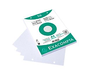 Exacompta Index Cards 12608E A5 White 15 x 21.2 x 1.1 cm Pack of 20
