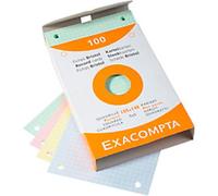 Exacompta Index Cards 13659E A6 Assorted 10.7 x 15 x 2.5 cm Pack of 10