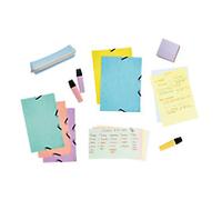 Exacompta Index Cards 55566E A5 Assorted 14.8 x 21 x 0.6 cm Pack of 10