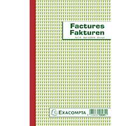 Exacompta Invoice Book 53281X Dutch/French text Triplicate Pack of 10