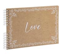 Exacompta Kraft Photo Album Spiral Hardback Paper 22.8 x 33 x 3 cm Brown