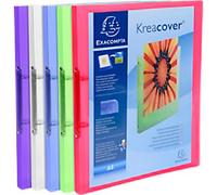 Exacompta Kreacover 15 mm Ring Binder PP (Polypropylene) A4 2 Rings Assorted 54969E Pack of 20