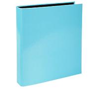 Exacompta Kreacover 25 mm Ring Binder Cardboard, Paper A4 2 Rings Pastel Blue 54568E