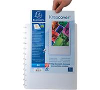 Exacompta Kreacover Display Book 40 Pockets A4 White Pack of 4