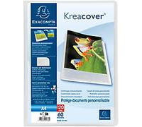 Exacompta Kreacover Display Book 60 Pockets A4 Transparent Pack of 10