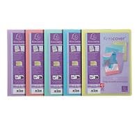 Exacompta Kreacover Pastel Display Book 20 Pockets Assorted Pack of 20