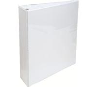 Exacompta Kreacover PP Ring Binder, A4 Maxi, 4 D-rings, 90mm spine - White