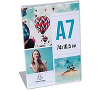 Exacompta Label Holder Crystal 7.4 x 3.2 x 10.5 cm Pack of 10