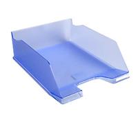 Exacompta Letter Tray Maxi Combo Ice Blue Translucent Pack of 4