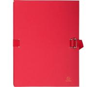 Exacompta Multipart File 223275E A4 Red Coated Card 24 x 32 cm Pack of 10