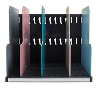 Exacompta - Ref 390606D - MODULOTOP Vertical File with 5 Skandi dividers - for Sorting Mail or A4+ documents - Dimensions: Depth 30 x Width 28.8 x Height 25.5 cm - Assorted